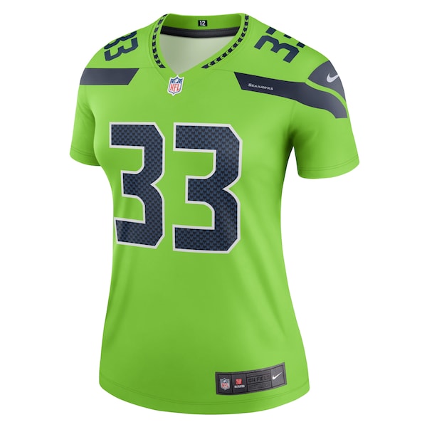 Jamal Adams Seattle Seahawks Nike Women's Legend Jersey - Neon Green/Navy - Image 3