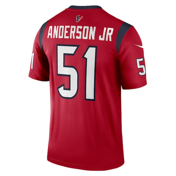 Will Anderson Jr. Houston Texans Nike Legend Jersey - Red - Image 3