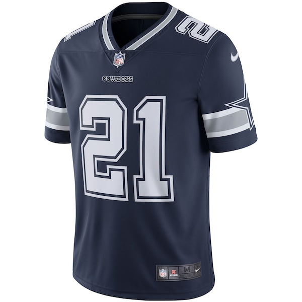 Ezekiel Elliott Dallas Cowboys Nike Vapor Limited Jersey - Navy/White - Image 3
