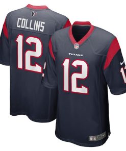 Nico Collins Houston Texans Nike Game Jersey - Navy