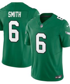 Alternative view of DeVonta Smith Philadelphia Eagles Nike Vapor F.U.S.E. Limited Jersey - Kelly Green/Green