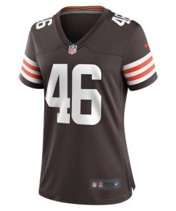 Alternative view of Don Fleming Cleveland Browns Nike Women's Retired Player Jersey - Brown