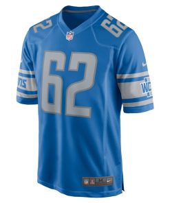 Alternative view of Michael Niese Detroit Lions Nike Team Game Jersey -  Blue