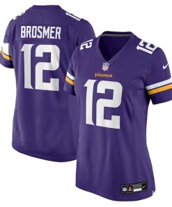 Max Brosmer Minnesota Vikings Nike Women's Team Game Jersey -  Purple