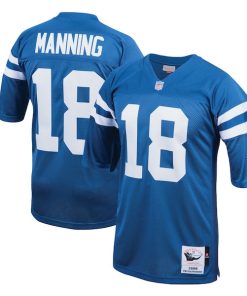 Peyton Manning Indianapolis Colts 1998 Authentic Throwback Retired Player Jersey - Royal/White