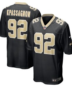 Tanoh Kpassagnon New Orleans Saints Nike Game Player Jersey - Black