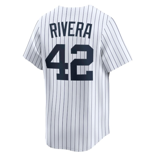 Mariano Rivera New York Yankees Nike Throwback Cooperstown Collection Limited Jersey - White - Image 3