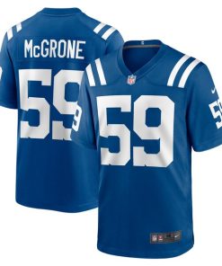 Cameron McGrone Indianapolis Colts Nike Team Game Jersey -  Royal