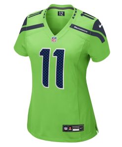 Alternative view of Jaxon Smith-Njigba Seattle Seahawks Nike Women's  Game Jersey - Neon Green