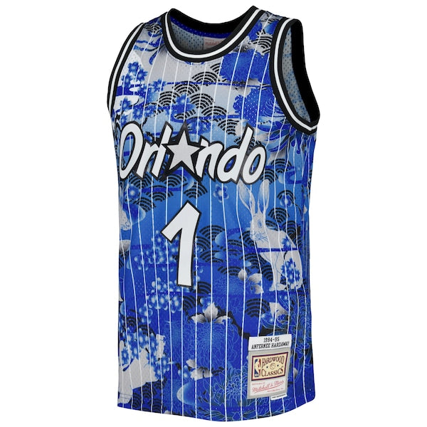 Penny Hardaway Orlando Magic 1994/95 Hardwood Classics Lunar New Year Swingman Jersey - Blue - Image 2