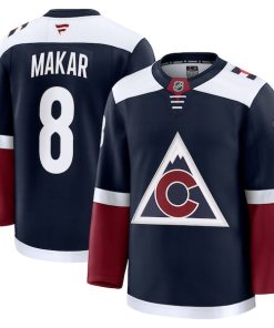 Cale Makar Colorado Avalanche  Alternate Premium Jersey - Navy/Burgundy/White