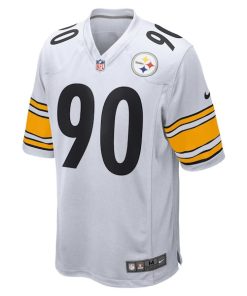 Alternative view of T.J. Watt Pittsburgh Steelers Nike Game Jersey - White