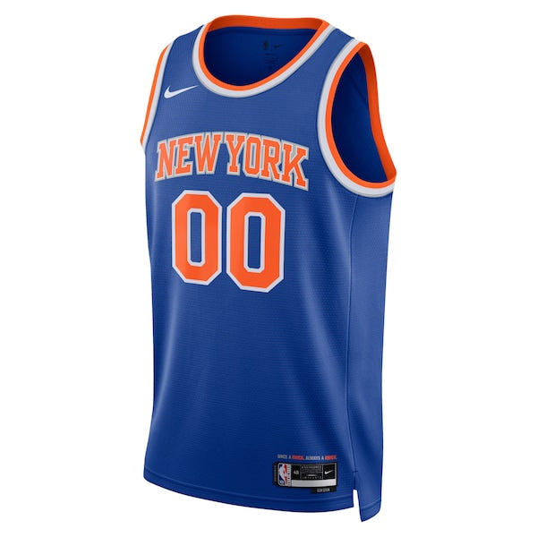 New York Knicks Nike Unisex Swingman Custom Jersey Blue - Icon Edition - Image 2