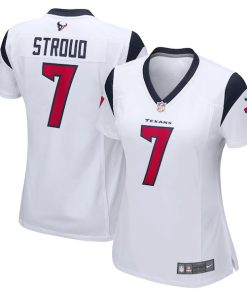 Alternative view of C.J. Stroud Houston Texans Nike Women's Game Jersey - White/Navy/Red