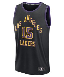 Alternative view of Austin Reaves Los Angeles Lakers  2025/26 City Edition Fast Break Jersey - Black