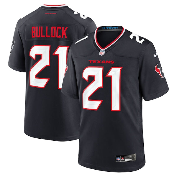 Calen Bullock Houston Texans Nike Team Game Jersey - Navy