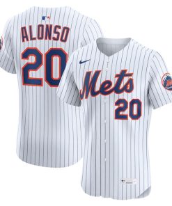 Pete Alonso New York Mets Nike Home Elite Player Jersey - White