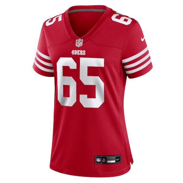 Aaron Banks San Francisco 49ers Nike Women's Game Jersey - Scarlet - Image 3