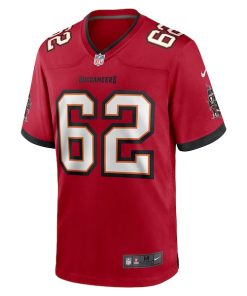 Alternative view of Graham Barton Tampa Bay Buccaneers Nike  Game Jersey -  Red