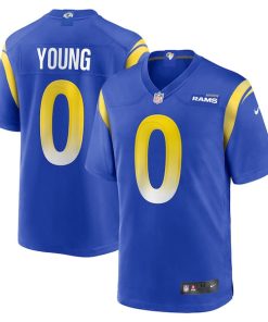 Byron Young Los Angeles Rams Nike Home Game Jersey - Royal/White