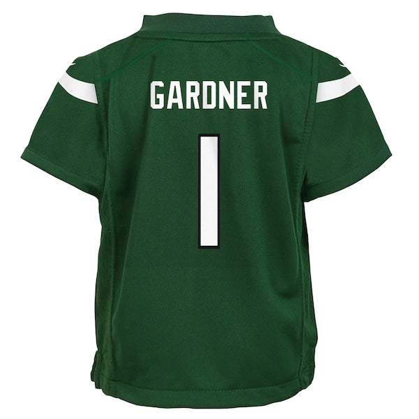 Ahmad Sauce Gardner New York Jets Nike Toddler Game Jersey - Green - Image 3