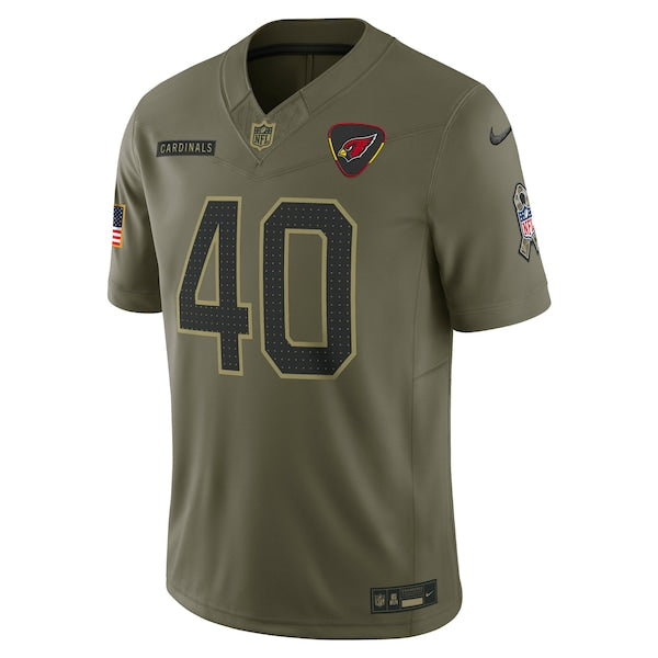 Pat Tillman Arizona Cardinals Nike 2025 Salute to Service Retired Limited Jersey - Olive - Image 2