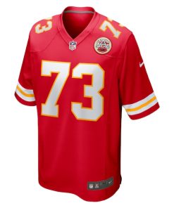 Alternative view of Nick Allegretti Kansas City Chiefs Nike Game Jersey - Red