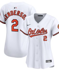 Gunnar Henderson Baltimore Orioles Nike Women's Home Limited Player Jersey?¨C White