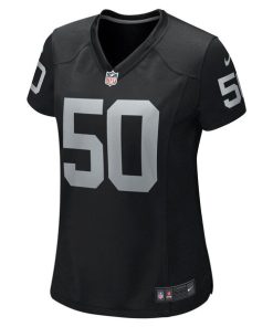 Alternative view of Jacob Bobenmoyer Las Vegas Raiders Nike Women's Game Player Jersey - Black