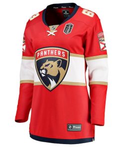 Alternative view of Brad Marchand Florida Panthers  Women's 2025 Stanley Cup Final Home Breakaway Player Jersey - Red