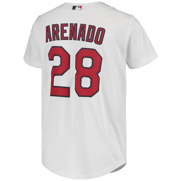 Nolan Arenado St. Louis Cardinals Nike Youth Alternate Replica Player Jersey - White - Image 3