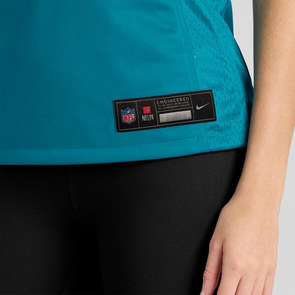 Velus Jones Jr. Jacksonville Jaguars Nike Women's Game Jersey - Teal - Image 9