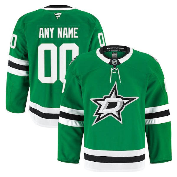Dallas Stars Home Authentic Pro Custom Jersey - Kelly Green