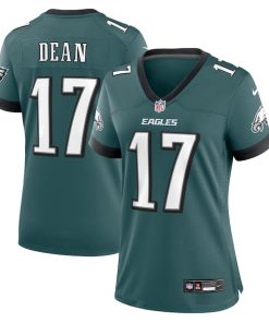 Nakobe Dean Philadelphia Eagles Nike Women's Team Game Jersey - Midnight Green