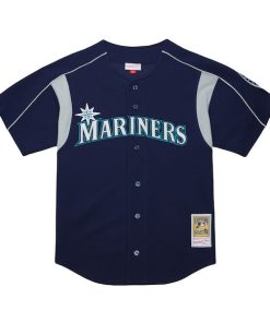 Alternative view of Felix Hernandez Seattle Mariners  Cooperstown Collection Batting Practice Jersey?¨C Navy