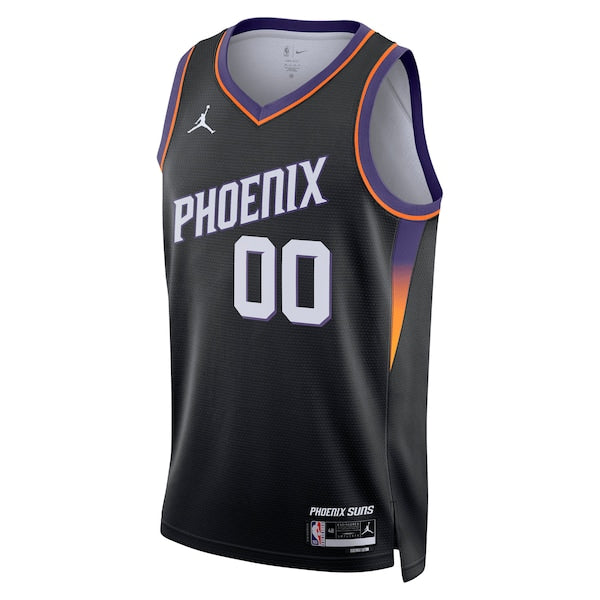 Phoenix Suns Jordan Brand Unisex Swingman Custom Jersey - Statement Edition - Black - Image 2