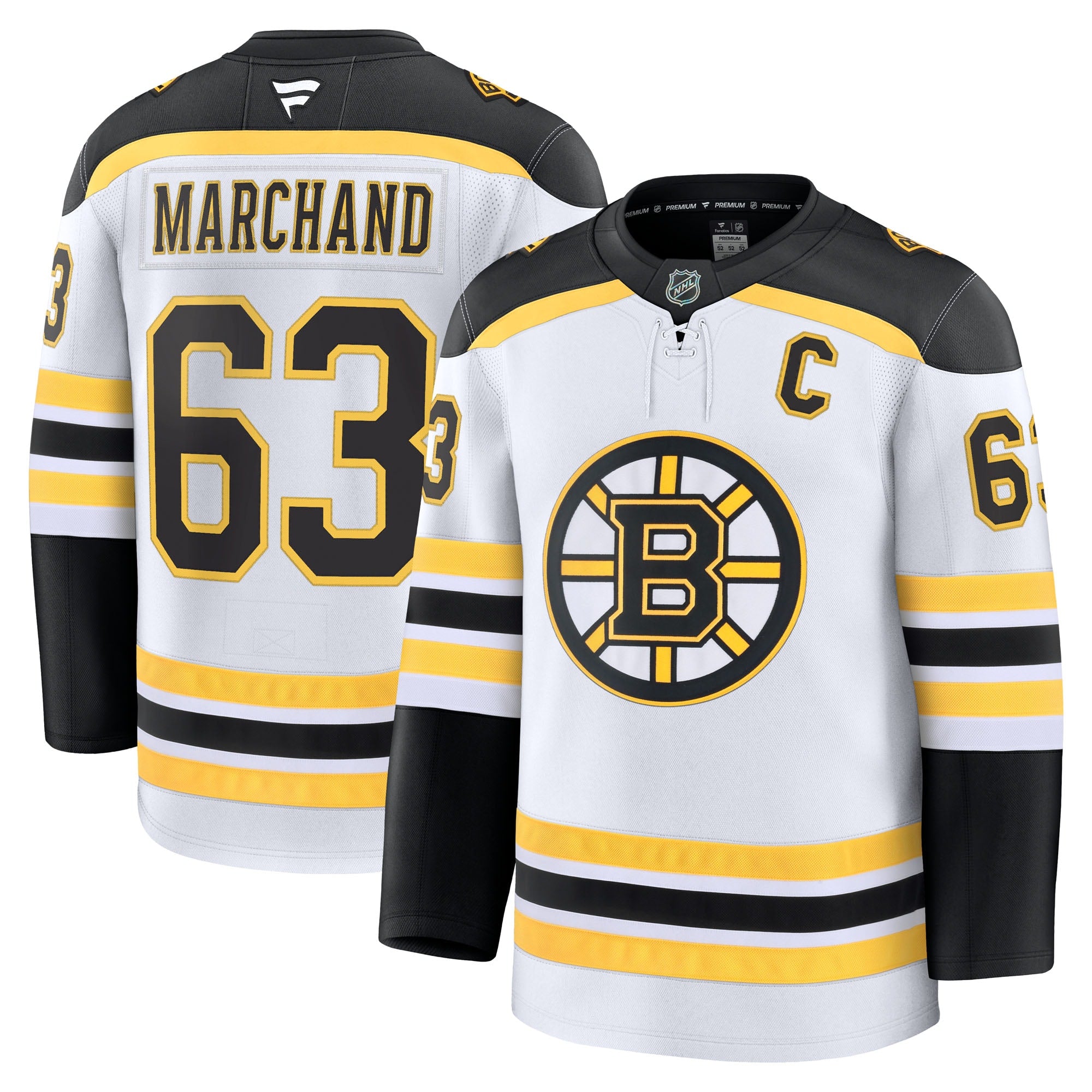Brad Marchand Boston Bruins Home Premium Jersey - Black/White - Image 9