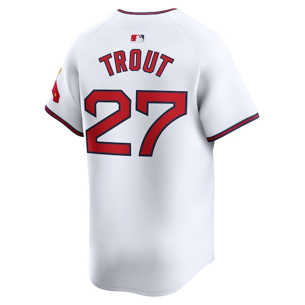 Mike Trout Los Angeles Angels Nike Alternate Limited Player Jersey?ยจC White - Image 3