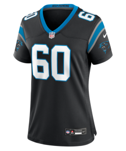 Alternative view of Nick Samac Carolina Panthers Nike Women's Team Game Jersey -  Black