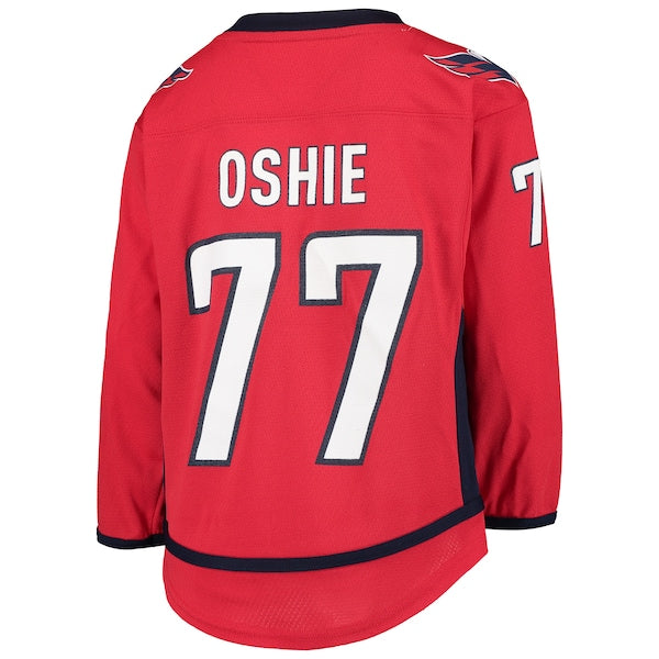 TJ Oshie Washington Capitals Youth Home Player Replica Jersey - Red - Image 3