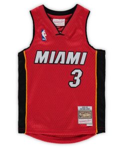 Alternative view of Dwyane Wade Miami Heat  Preschool 2005-06 Hardwood Classics Player Jersey - Red