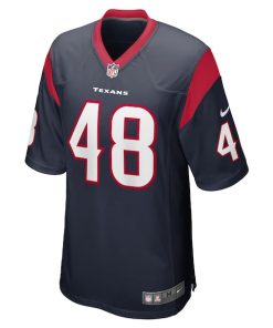 Alternative view of Christian Harris Houston Texans Nike Game Player Jersey - Navy