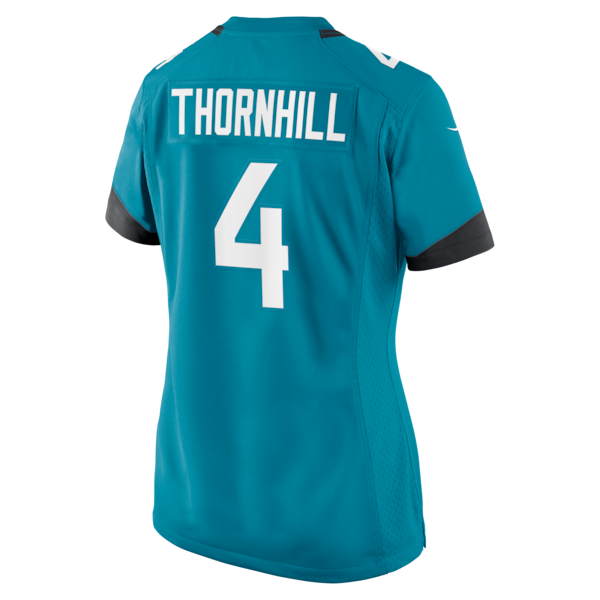 Juan Thornhill Jacksonville Jaguars Nike Women's Team Game Jersey - Teal - Image 3