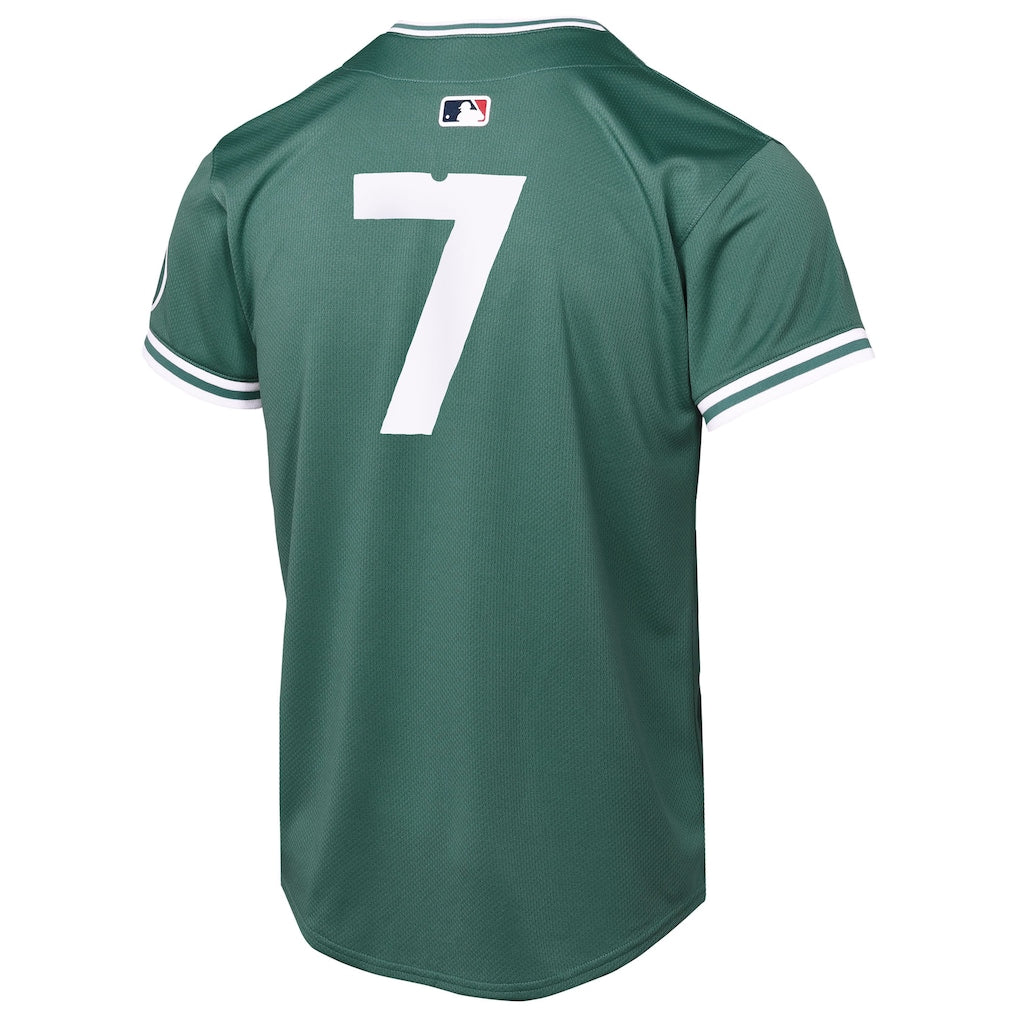 Masataka Yoshida Boston Red Sox Nike Youth 2025 City Connect Limited Player Jersey - Green - Image 3