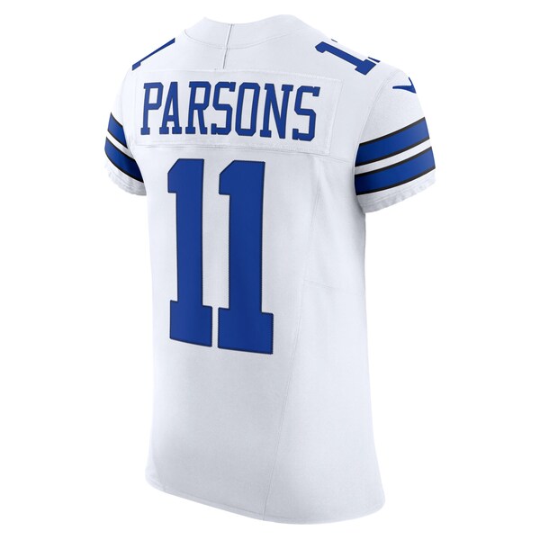 Micah Parsons Dallas Cowboys Nike Vapor F.U.S.E. Elite Jersey - White - Image 3