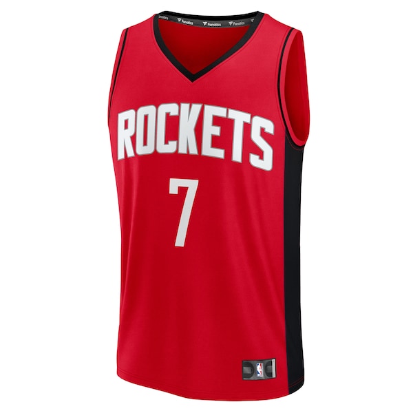Kevin Durant Houston Rockets Fast Break Replica Player Jersey - Icon Edition - Red - Image 2