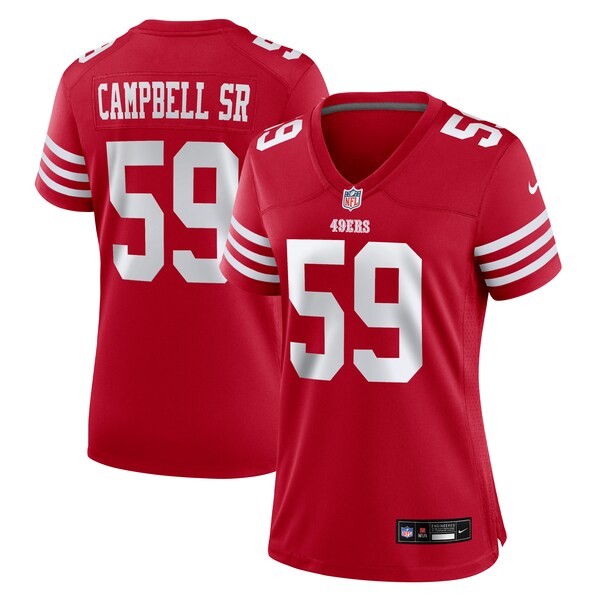De'Vondre Campbell San Francisco 49ers Nike Women's Game Jersey - Scarlet - Image 2