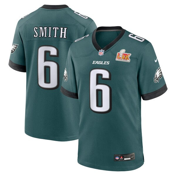 DeVonta Smith Philadelphia Eagles Nike Super Bowl LIX Game Player Jersey - Midnight Green - Image 5