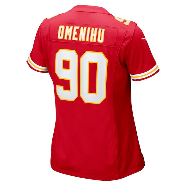 Charles Omenihu Kansas City Chiefs Nike Women's Game Player Jersey - Red - Image 3