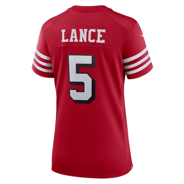 Trey Lance San Francisco 49ers Nike Women's Alternate Game Jersey - Scarlet - Image 3
